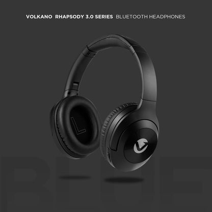 Volkano Rhapsody 3.0 Series Active Noise Cancelling BT Headphones - Black