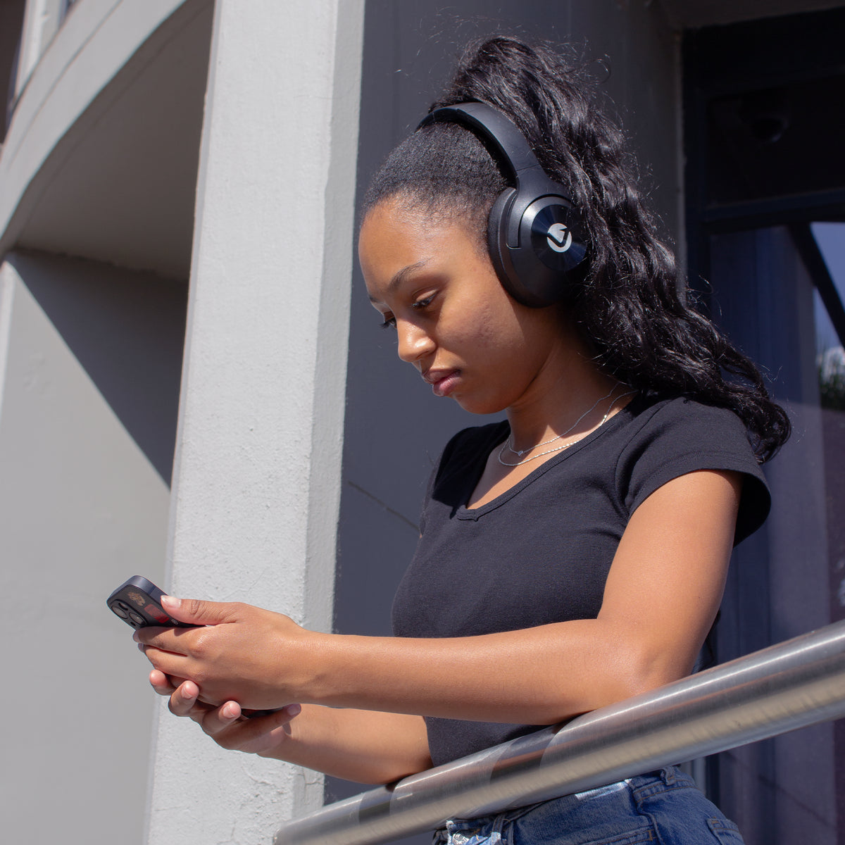 Volkano Rhapsody 3.0 Series Active Noise Cancelling BT Headphones - Black